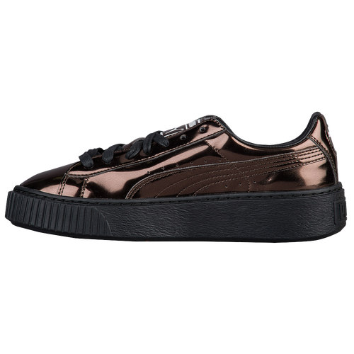puma womens basket platform