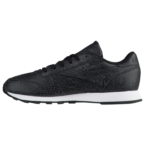 Reebok Classic Leather Women's Running Shoes Black/White