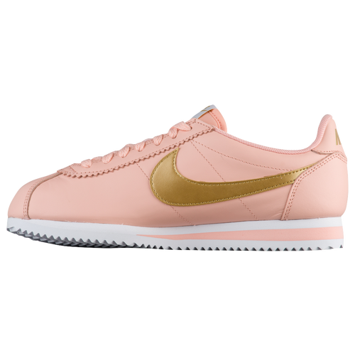 pink and gold nike cortez