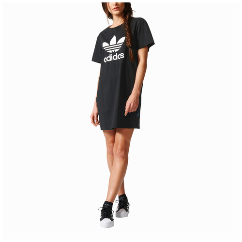 adidas Originals Trefoil T-Shirt Dress - Women's - Casual - Clothing ...