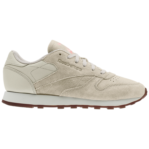 Reebok Classic Leather - Women's - Running - Shoes - Sand Stone/Chalk ...