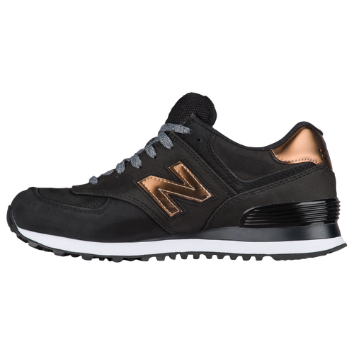 new balance womens black and gold